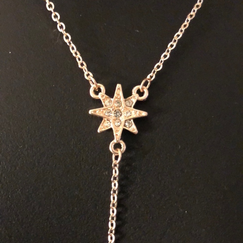 Star CZ Rose Gold Drop Pendant Necklace Adjustable Warehouse One Celestial​​​​ - Picture 6 of 11